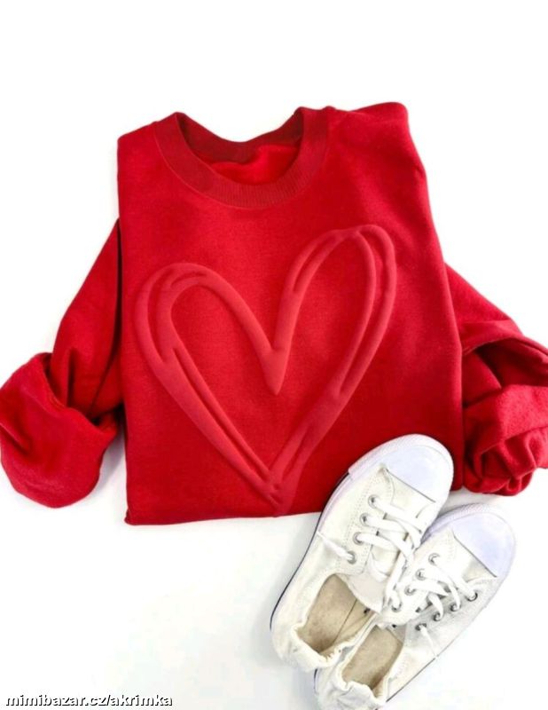 Mikina se srdcem vel.L-XL
