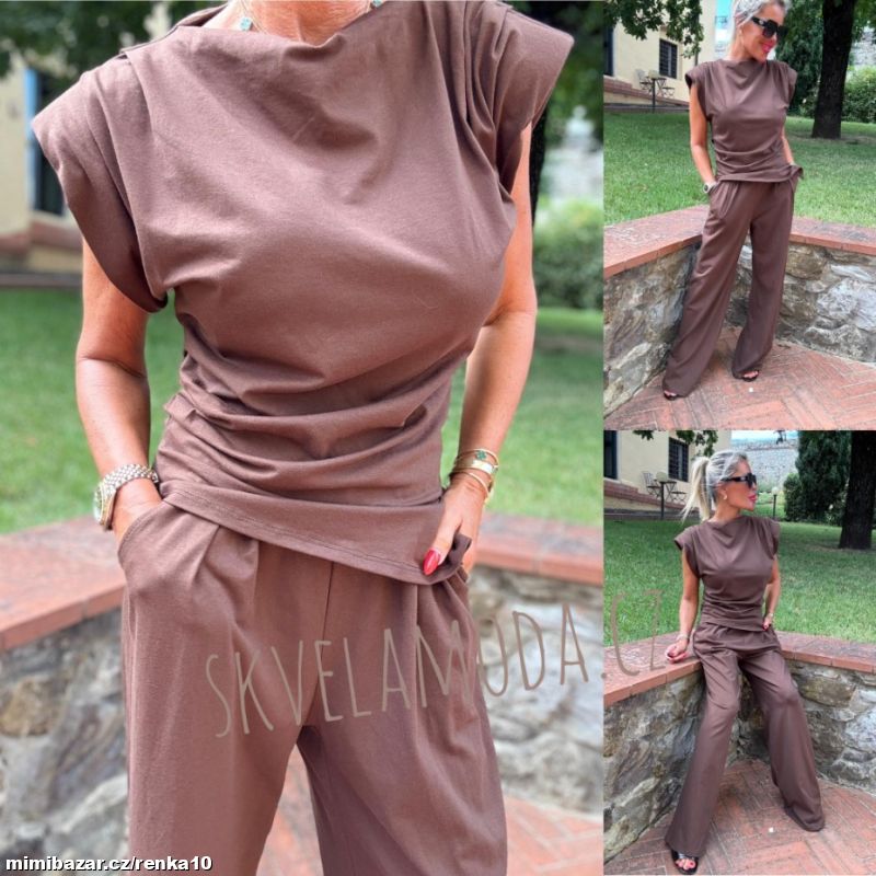 Dámský bavlněný komplet ASYMETRIC