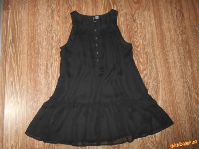 černé letní minišaty či tunika H&M 36 158 164