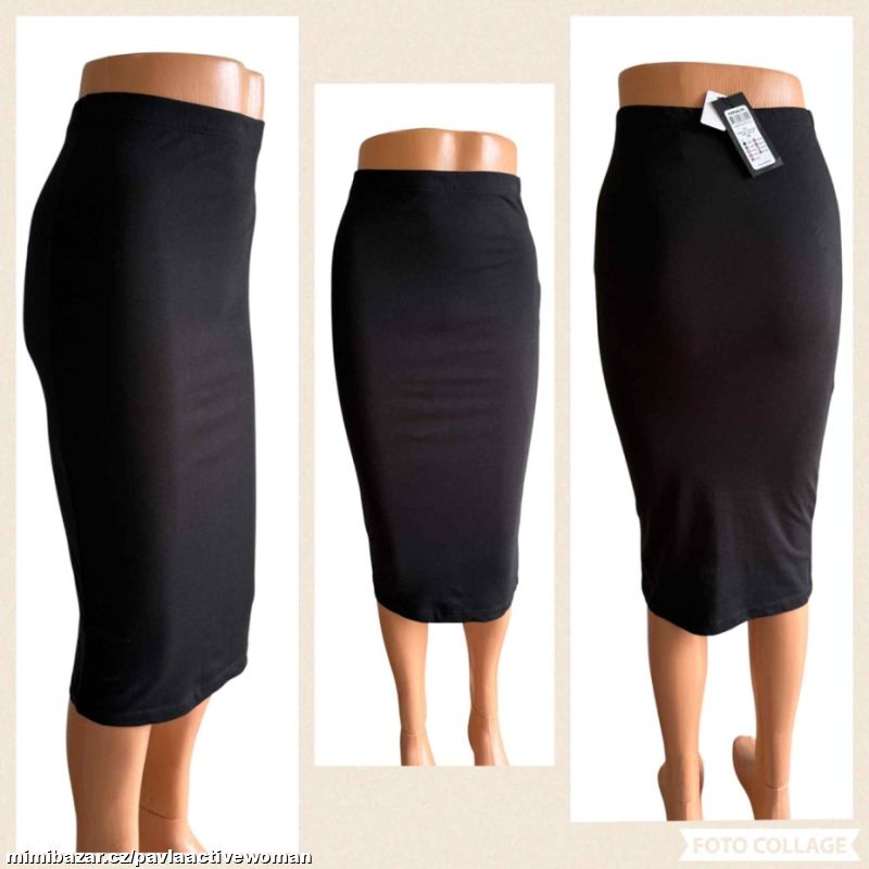 Č.3687 PRUŽNÁ ZN. SEXY MIDI SUKNĚ NOVÁ v.XS