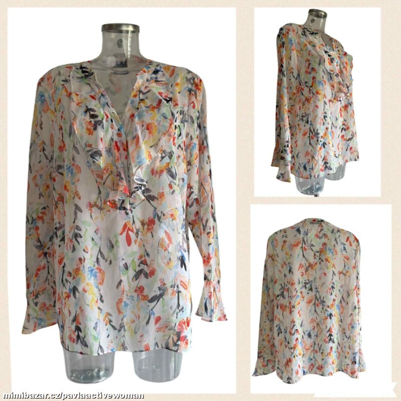 Č.1273 LEHKÁ ZN. TUNIKA BLŮZKA NOVÁ v.46