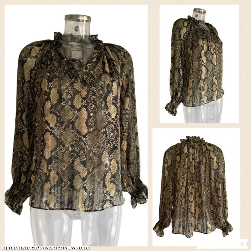 Č.4041 LEHKÁ VZDUŠNÁ BLŮZKA NOVÁ v.38