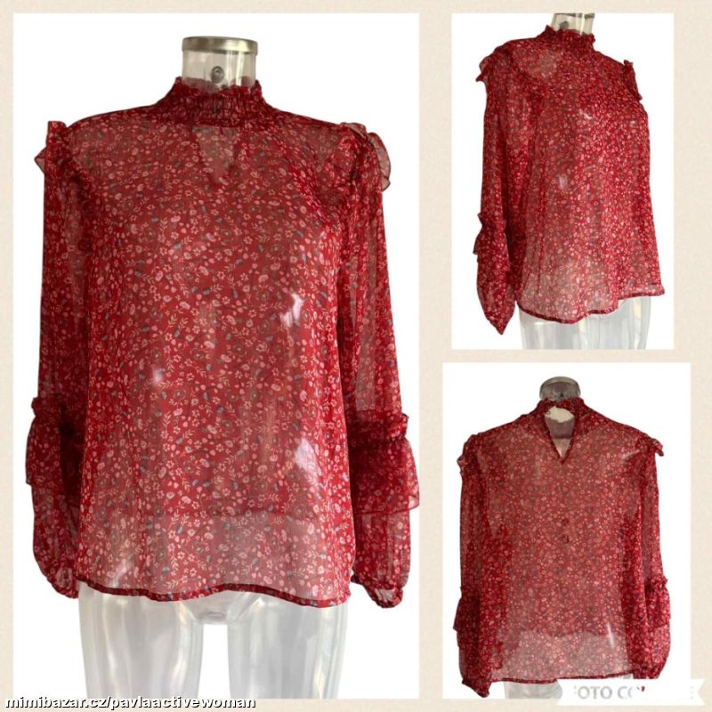 Č.7836 LEHKÁ VZRUŠNÁ BLŮZKA NOVÁ v.40/42