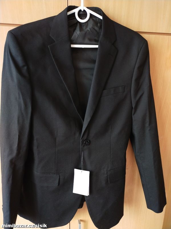 Pánské / chlapecké SLIM FIT sako H&M 46/S/176