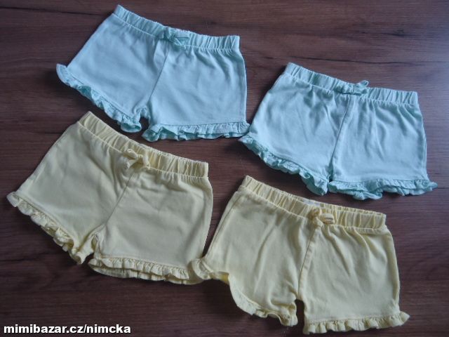 4 x KRAŤASY PRO DVOJČATA F&F vel. 3 - 6 m