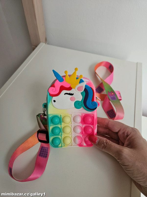 Fidget kabelka jednorožec