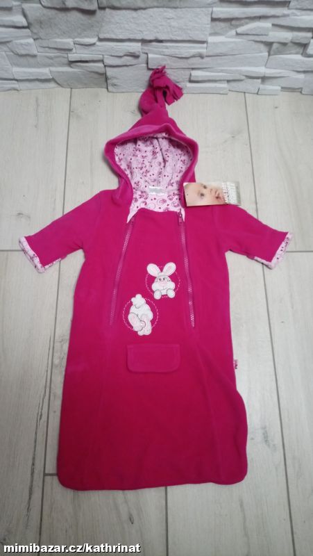 Růžový spací vak Okay, vel. 50/56