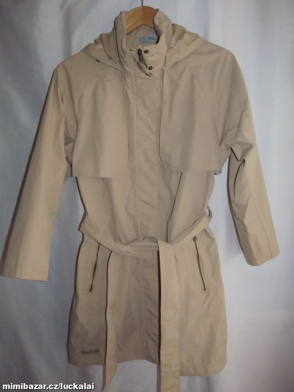 Béžová outdoorová parka, bunda, plášť Regatta