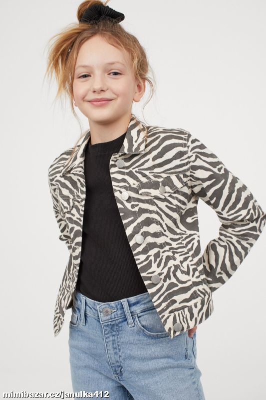 Super džínová bunda H&M vel 14 + 