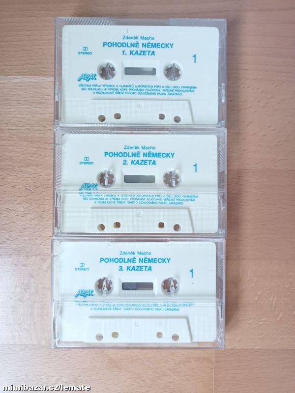 Pohodlně německy * 3 x MC kazeta