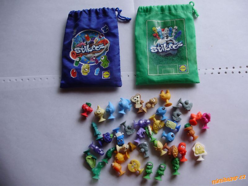 Sběratelské sáčky a figurky Stikeez