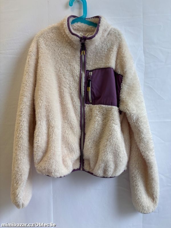 dívčí fleecová bundo-mikina