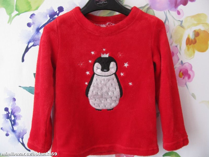 Krásná chlupatková mikina s hřejivou podšívkou