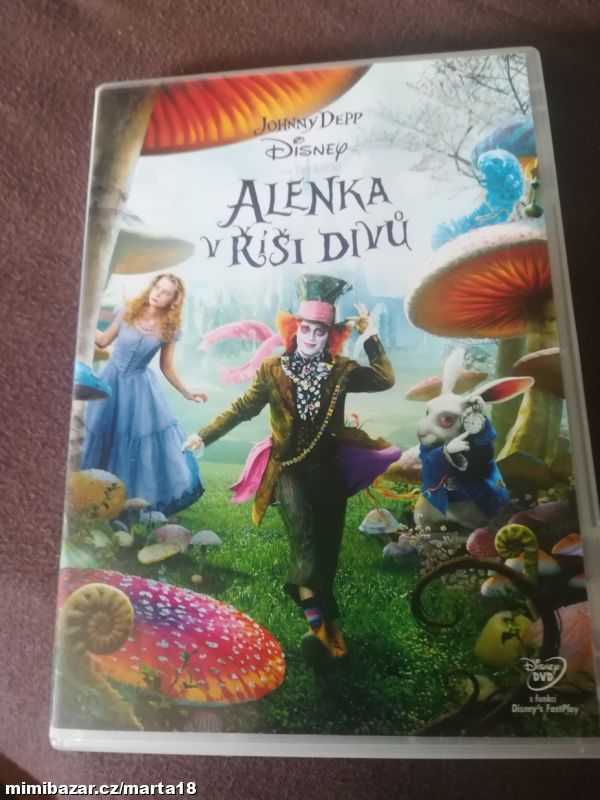 DVD Alenka v říši divů