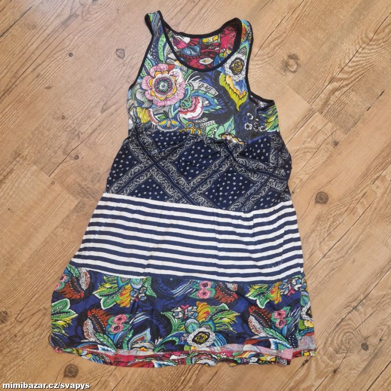 Oboustranné bavlněné šaty Desigual cca 152/158