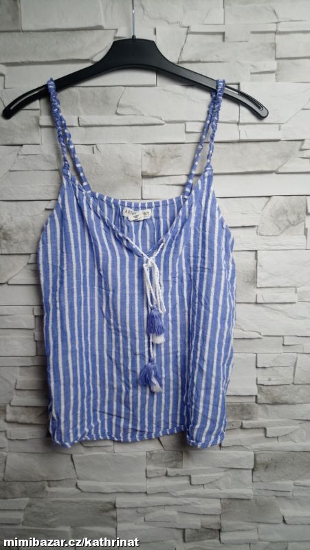 Modrý top Artisanony, vel. XS