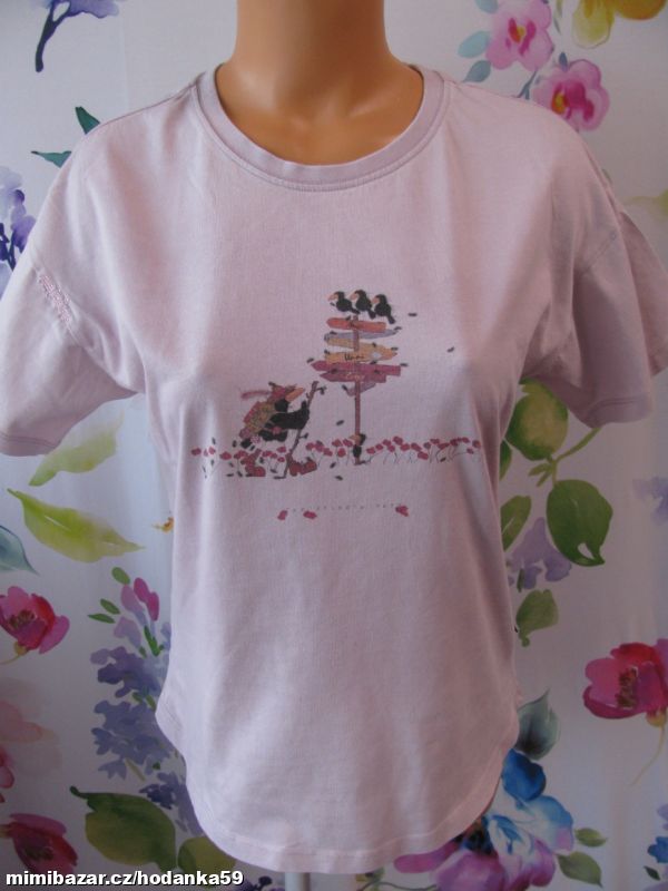 Bavlněné lila tričko CHILLAZ