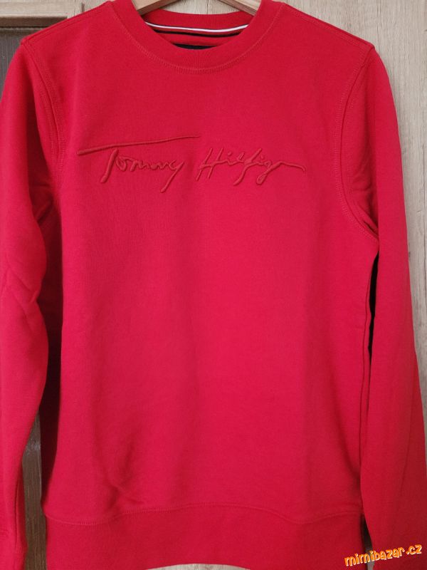 *PÁNSKÁ MIKINA ČERVENÁ TH*