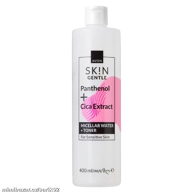 Čisticí micelární voda a tonikum 2 v 1 pro citlivo