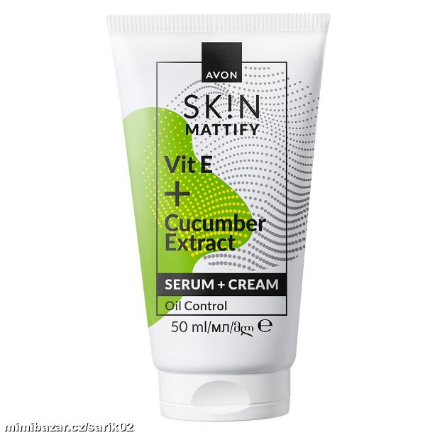 Matující pleťové sérum a krém 2 v 1