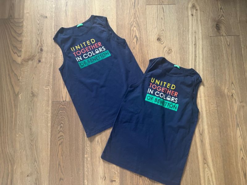 Kvalitní trička/tílka Benetton vel 3XL