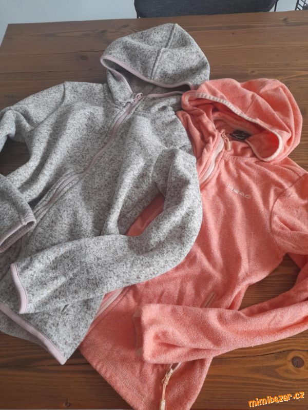 Fleecová mikina - 2 ks