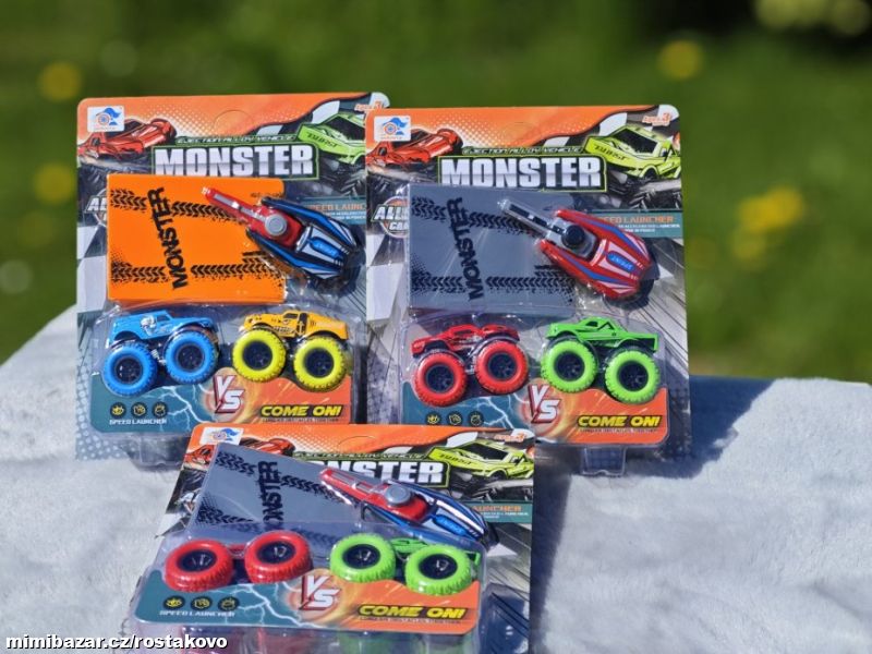 Vystřelovací auta MONSTER