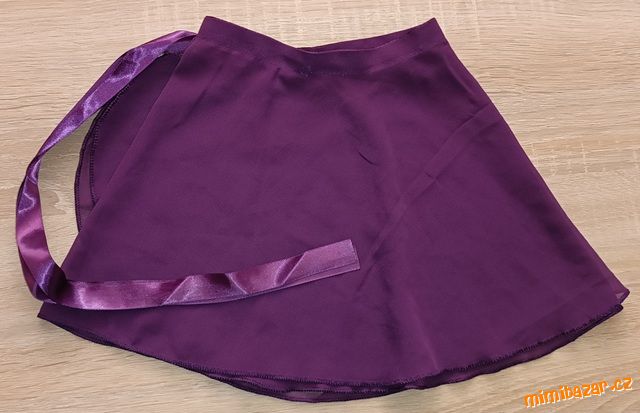 Krátká zavinovací baletní sukně
