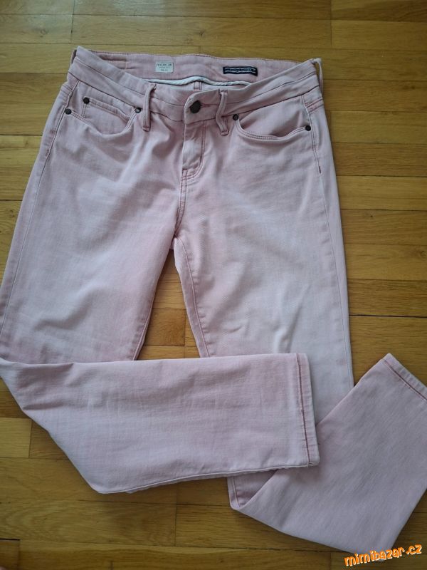Růžové jeans zn. TOMMY HILFIGER vel. 28/30