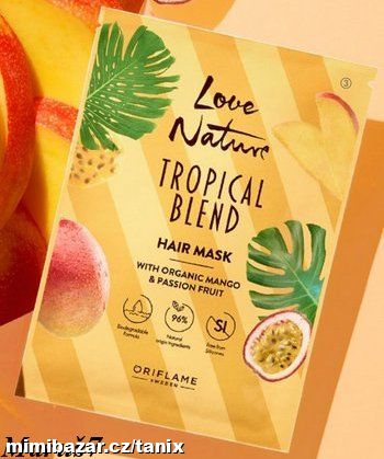 MASKA NA VLASY S BIO MANGEM A MARAKUJÍ Love Nature