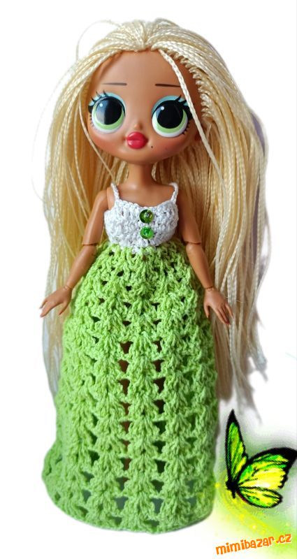 Šaty na lol panenky velká ségra