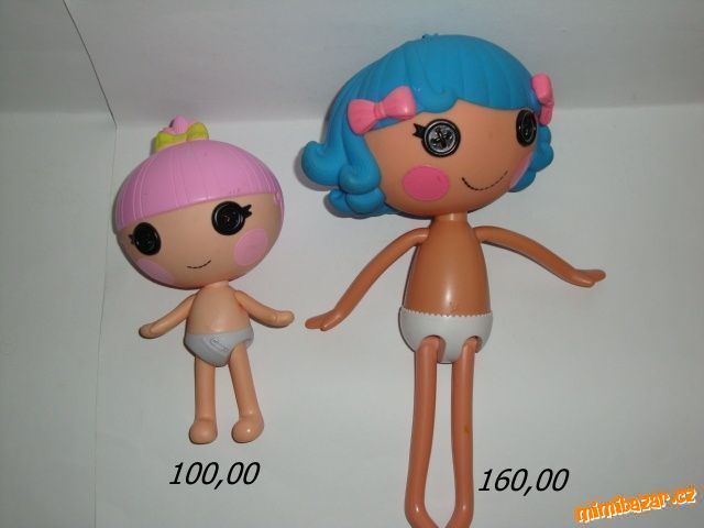 panenka barbie , lol šaty, rainbow, shelly, lalaloopsy