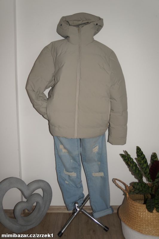 C&A prošívaná bunda s kapucí pánská vel.L