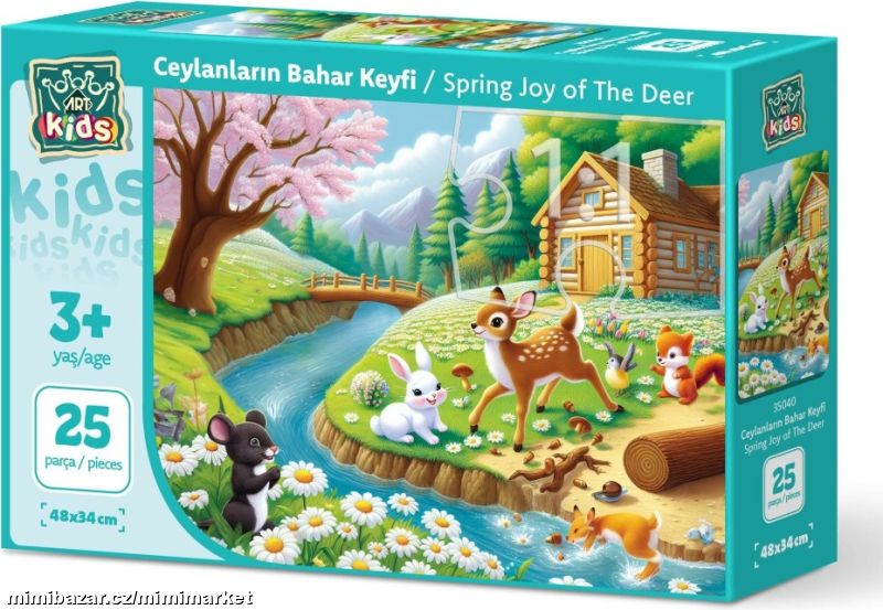 Puzzle JARNÍ RADOST 25 dílků