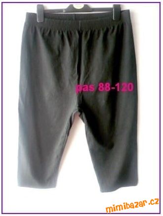 KALHOTY TEPLÁKY 3/4 ČERNÉ vel. 44/46