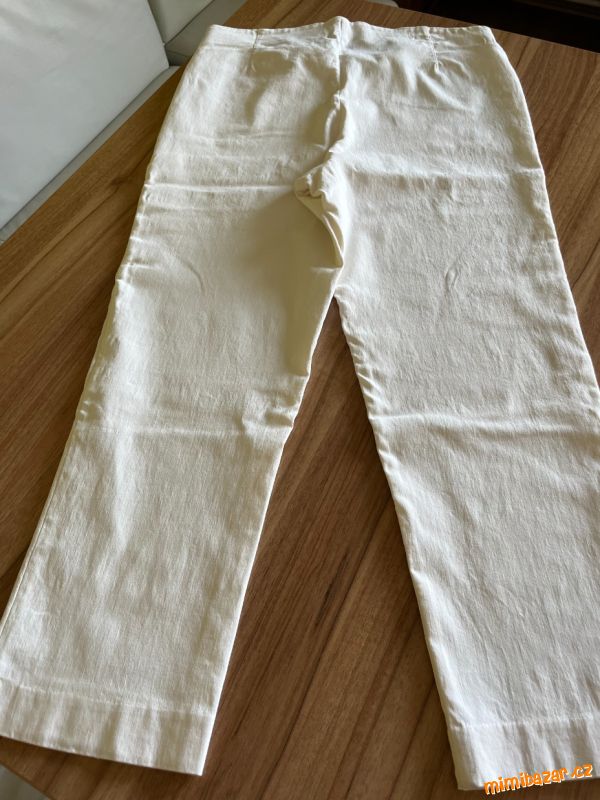 Dámské smetanové kalhoty 3/4- Tchibo - 40/42