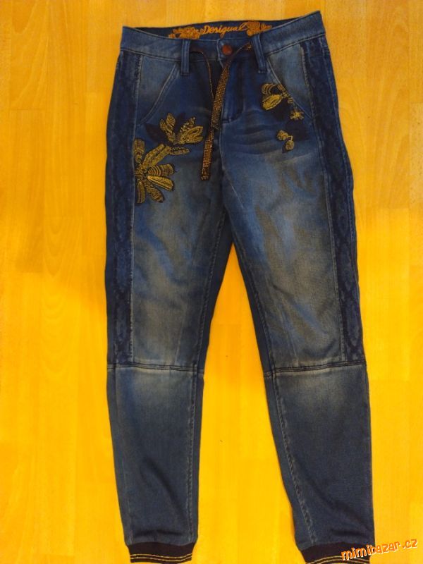 Dámské rifle Desigual, 1x nošené