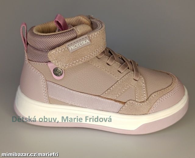 Celoroční kožená obuv Protetika NIKA pink