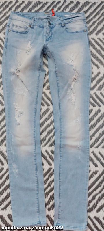 SENZAČNÍ TRHANÉ SKINNY RIFLE ~~~~~ 8617