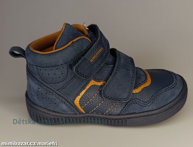 Celoroční kožená obuv Protetika NIKLAS denim