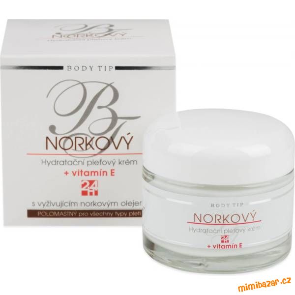 Norkový hydratační krém s vitamínem E