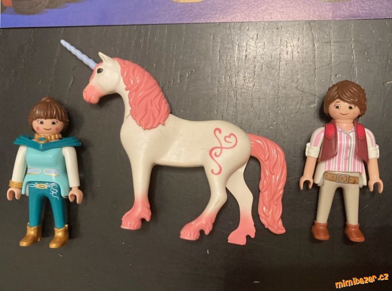 Playmobil ve filmu- 2x figurka Marla + jednorožec