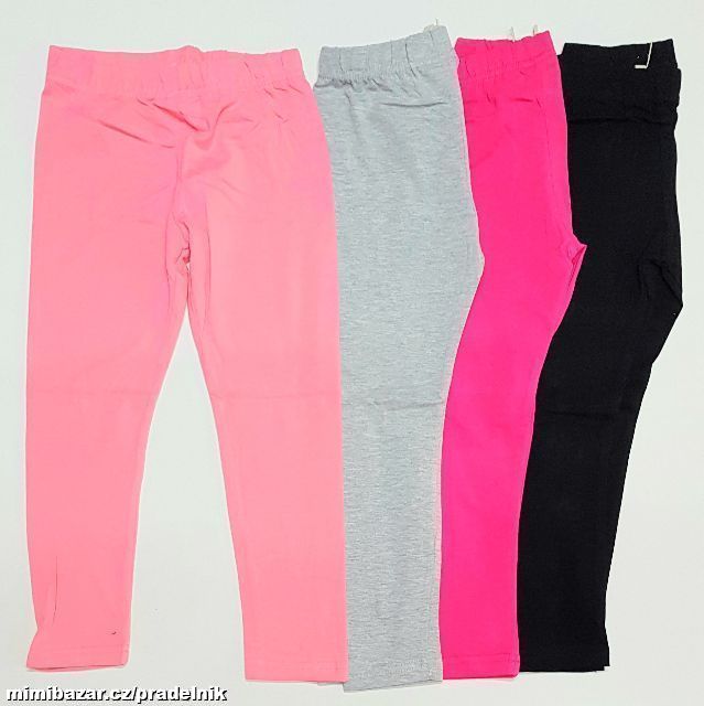 Jednobarevné legíny Kugo ve vel.98 1a 104