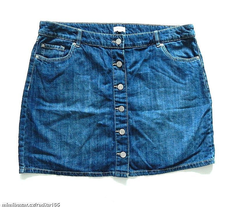 Riflová sukně vel.46