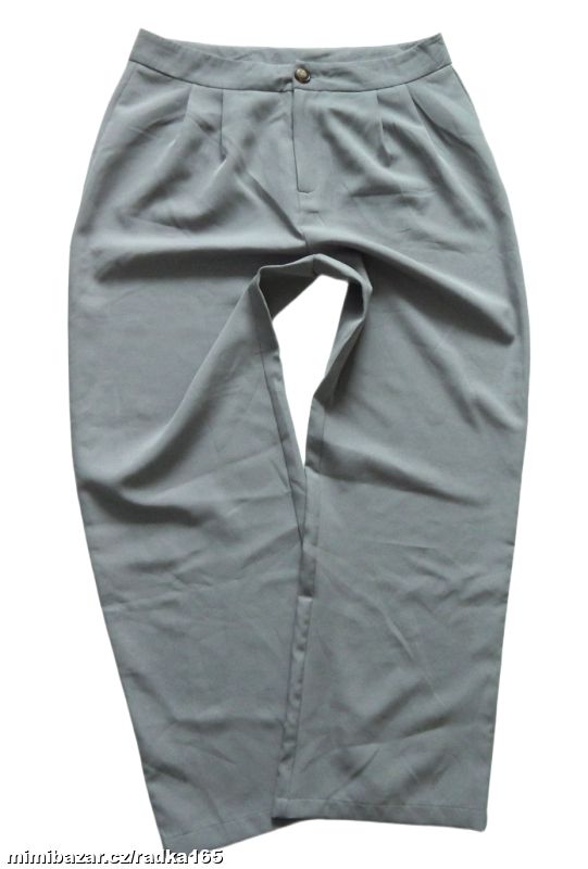 Šedé kalhoty se sklady vel.40/42