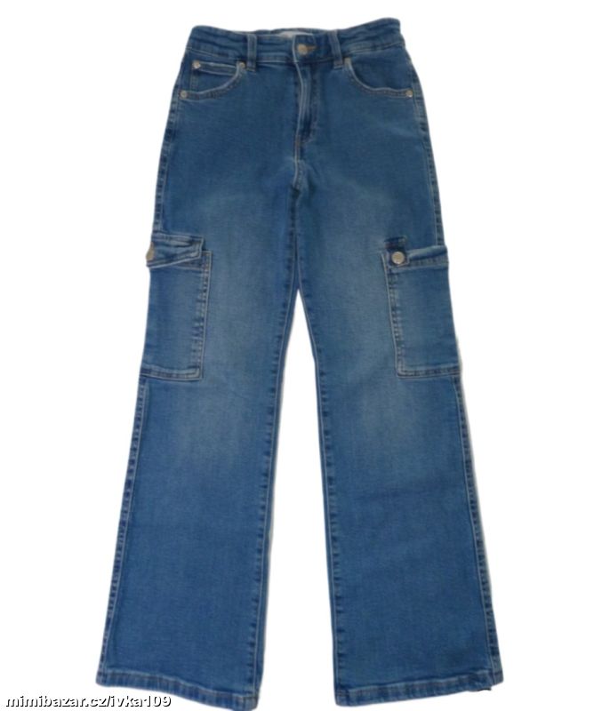 Zara wide leg kalhoty s regulací vel.152