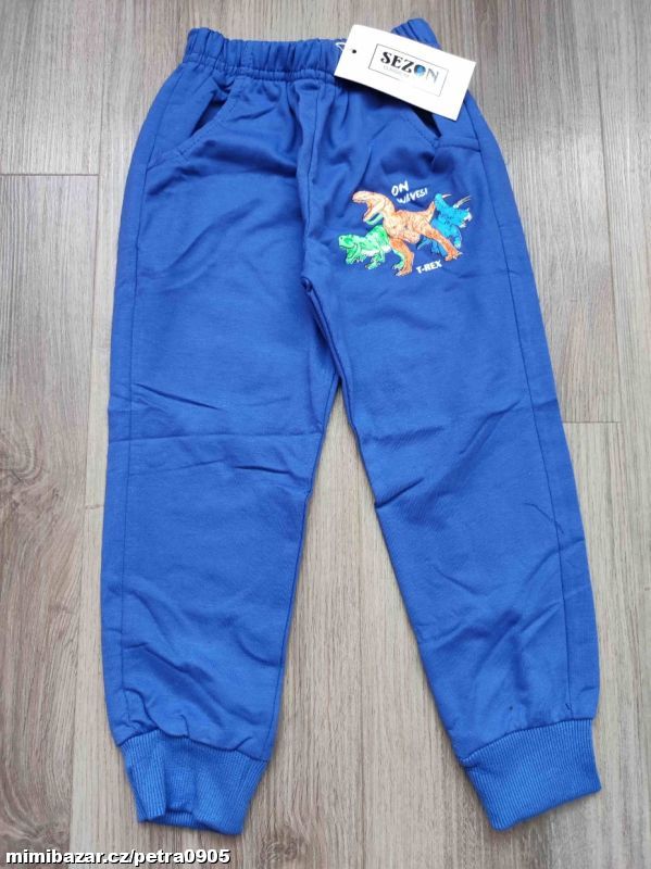 Tepláky dinosauři 98, 104, 110, 116, 122, 128