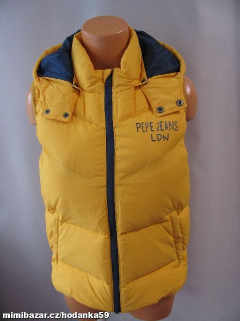 Péřová lyžařská vesta s kapucí - Pepe Jeans