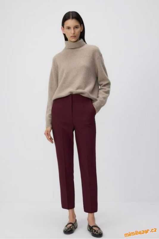 Kalhoty s vysokým pasem