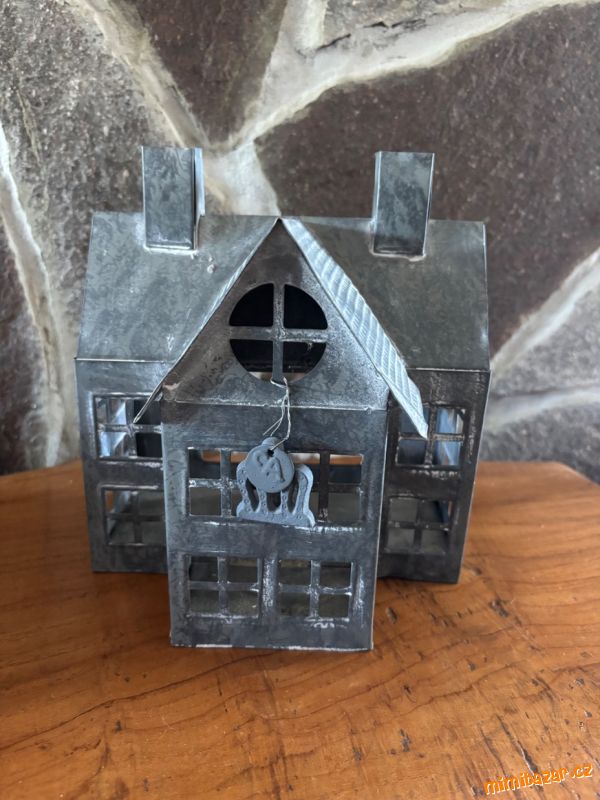 lucerna domeček na svíčku